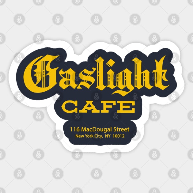 Gaslight Cafe Sticker by Joada